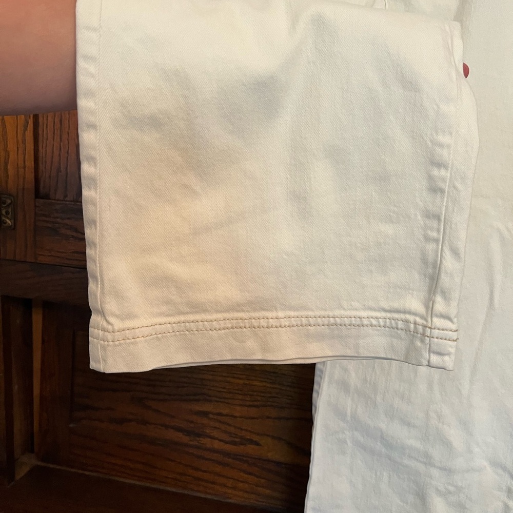 Anthropologie Pilcro Cream/Ivory Straight Trouser Jeans, 28 - Picture 5 of 13